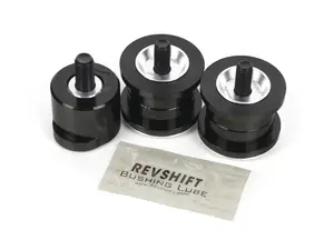 Revshift Polyurethane Differential Bushings - Street / Black (80A) - E46 M3