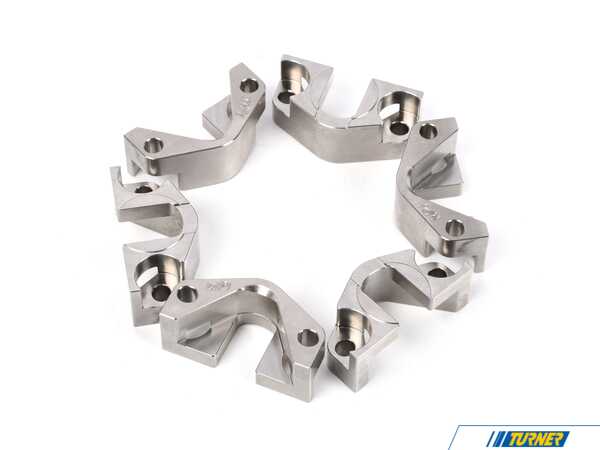 Whitbread Performance Innovations M57 Machined Stainless Injector Hold Downs - Set Of 6 M57-IHD-6