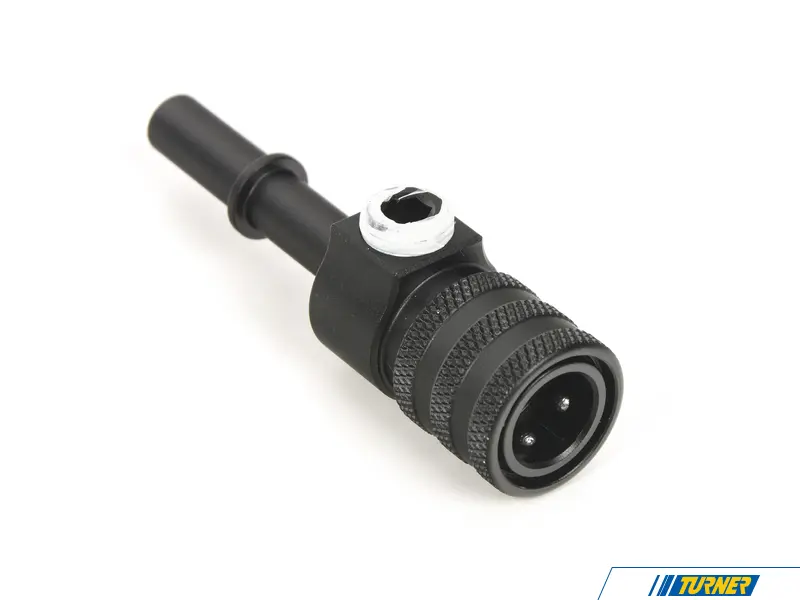 MEANLIN 2-PC 5/16" Fuel Line Pressure Adapter - Aluminum T-Fitting With 1/8" NPT Port & Clamps