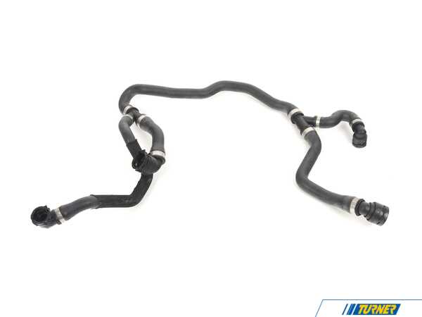 Genuine BMW Genuine BMW Water Hose Assembly - Expansion Tank, Thermostat, Auto Trans Oil Cooler, Heater Hose (4-Way Hose) - F10 528i 17127578403