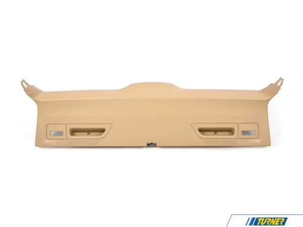 Genuine BMW Genuine BMW Trim Panel, Trunk Lid, Cente - 51497172134 - Savannabeige 51497172134