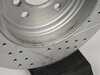 Scratch & Dent Brake Rotor - Cross Drilled & Slotted Geomet Coated - Right *Scratch And Dent* 1166073XSGMTR View 4