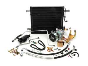 A/C Solutions BMW E28 Complete Conversion Kit - M5 - w/ CSF Condenser & 13" Spal Fan