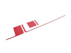 JCW Chili Red Tailgate Decal - Trunk 