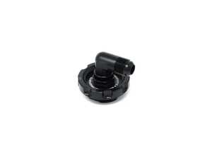 Burger Motorsport Billet Oil Filler Breather Cap - W/ -10ORB 90* Breather To -10AN Fitting - BMW Gen2 B58 3.0L