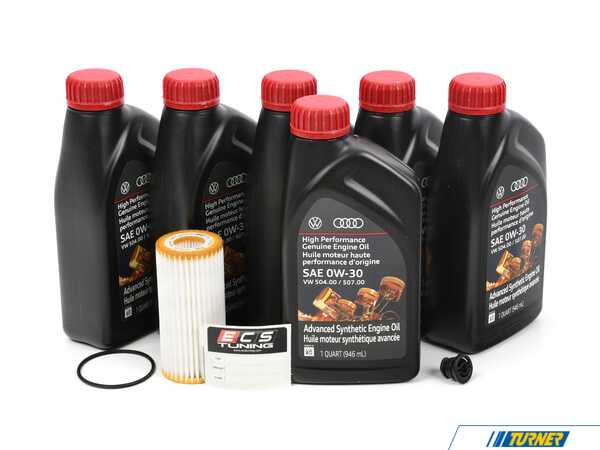Genuine Volkswagen Audi Genuine Oil Service Kit (5w-40) GE550301QDSPKT