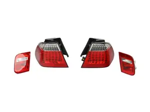Anzo BMW Taillights - 3 Series E46 Sedan - Red/Clear