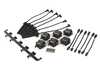 Precision Raceworks Precision Raceworks High Performance Ignition Kit - Black Coils - Stock Manifold Mount - BMW N54 3.0L 601-0108 View 2