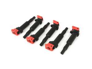 N-Series Ultimate Performance Ignition Coil - Red - Set Of Six
