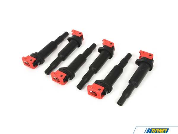 Packaged by Turner N-Series Ultimate Performance Ignition Coil - Red - Set Of Six NSERIESIGNCOILKT