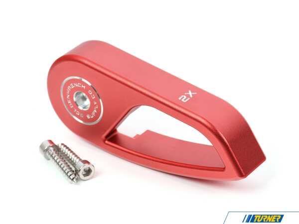 Goldenwrench Supply Co BMW M Car F Series BLACKLINE Performance Edition RED Hood Latch Handle (RHD) FXXHHR-R