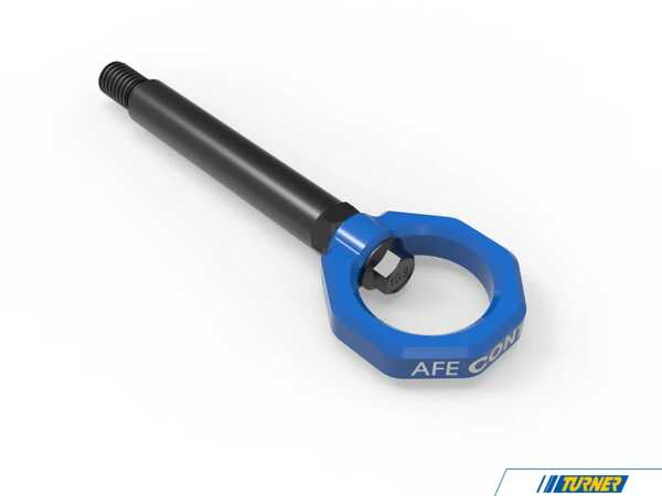 AFE aFe CONTROL Front / Rear Tow Hook - Blue 450-502004-L