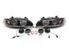 Anzo Anzo Projector Headlights W/ Halo - 5-Series E39 - Black anz121017 View 14
