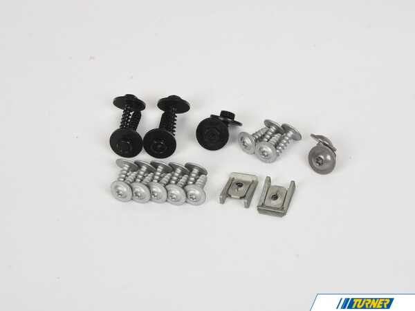 Genuine BMW SET OF MOUNTED PARTS, BUMPER 51122471547
