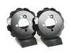 Wilwood Wilwood Dynapro 6 Front Hat Kit 12.88in Drilled Red - 1st & 2nd Gen Mini 140-13062-DR View 6