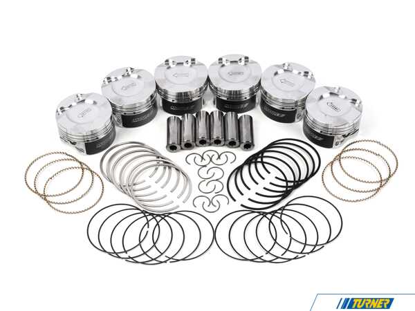MANLEY N55/S55 Manley 37cc Platinum Series Dish Piston Set 647000C-6