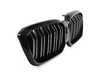 AUTOTECKNIC AUTOTECKNIC PAINTED DUAL-SLAT GLAZING BLACK FRONT GRILLE SET - G01 X3 | G02 X4 LCI ATK-BM-0621-DS-G View 3