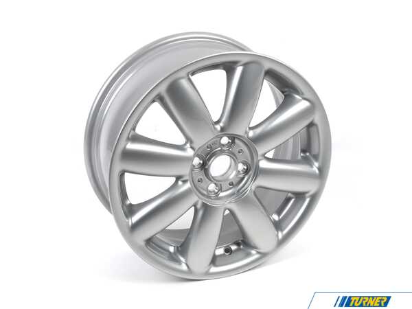 Genuine MINI Genuine MINI Light Alloy Rim, Silver 7Jx17 Et:48 - 36116769411 36116769411