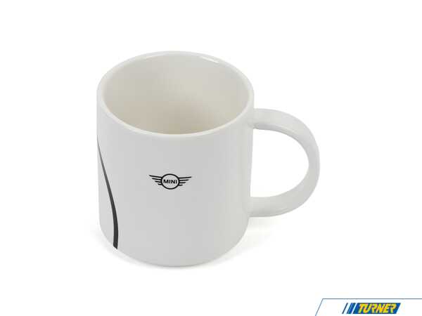 Genuine MINI MINI Mug White/Black - Priced Each  80285B32103