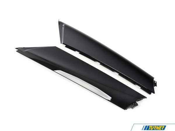 Genuine MINI A - Pillar Black Trim Cover - Set Of 2 F56 51137300008KT