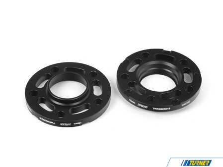 TWH9905015BLACK - Turner Black BMW 15mm Wheel Spacers (Pair) - Most