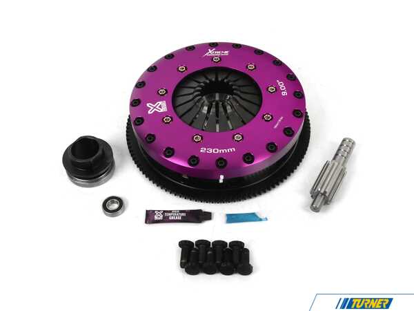 XClutch 9" Twin Disc Clutch And Flywheel Kit - Solid Ceramic Discs XKBM23550-2E