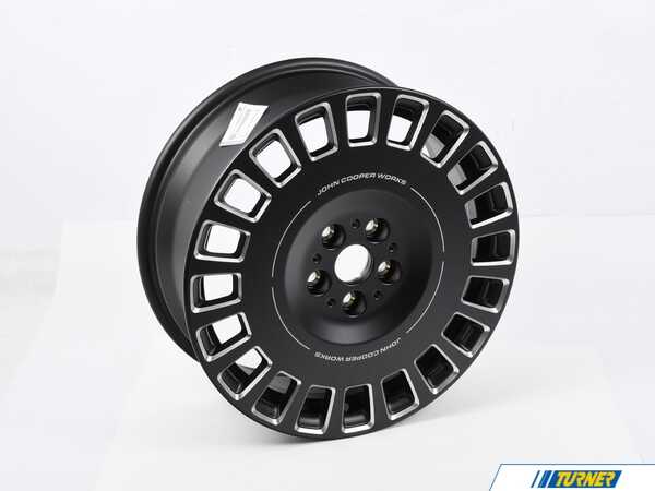 Genuine MINI MINI Styling JCW Rallye Spoke 964 - 18"  5x112 Frozen Grey Midnight 36115A615F2