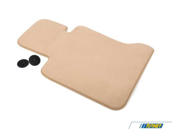 Genuine BMW Genuine BMW Floor Mat Velours Driver Side Beige - 51477128089 - E65 51477128089