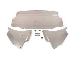 Aluminum Skid Plate Kit - Milled Finish - G2X M340i/M440i xDrive