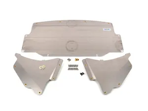 Aluminum Skid Plate Kit - Milled Finish - G2X M340i/M440i xDrive