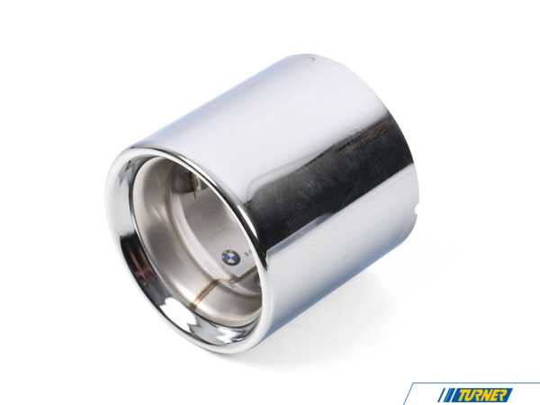 Genuine BMW EXHAUST PIPE TIP, HIGH-GLOSS 18308668527