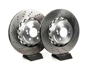 SHW Rear Brake Rotors - Pair (370X24) - BMW F87 M2, F80 M3, F82/83 M4
