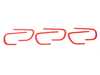Bremmen Parts John Cooper Work Bumper Highlighted Sticker Kit Rear - Gloss Red 51142468932R View 2