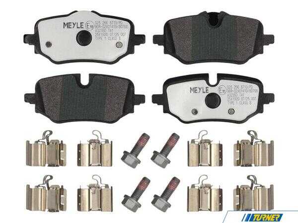 Meyle Meyle Brake Pad Set - Rear - BMW F7X 1 34208834998