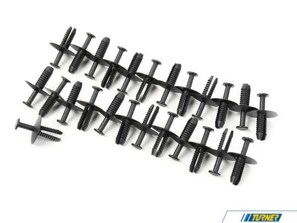Bremmen Parts Expanding Plastic Rivet - Set Of 25 51118174185