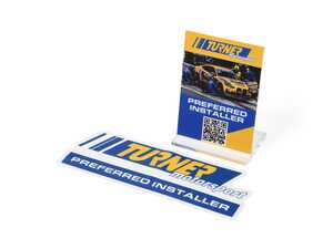 TMS Installer Plastic Tabletop Sign & Window Cling