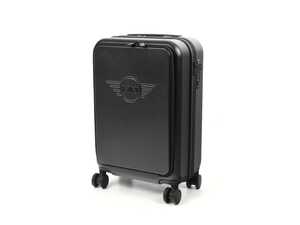 MINI Cabin Trolley Wings Logo Debossed - Black