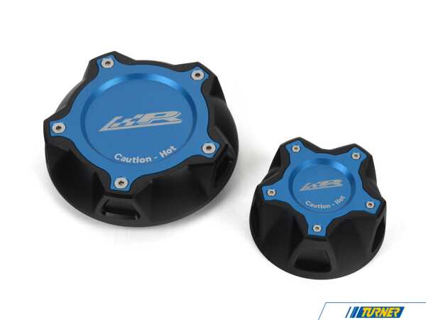 Precision Raceworks Precision Raceworks Coolant Cap Bundle - Blue - Most BMWs from 2016 to 2023 622-0291-BLU