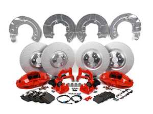 Genuine BMW M Performance Brake Retrofit Kit - Red Calipers - G05 X5, G06 X6