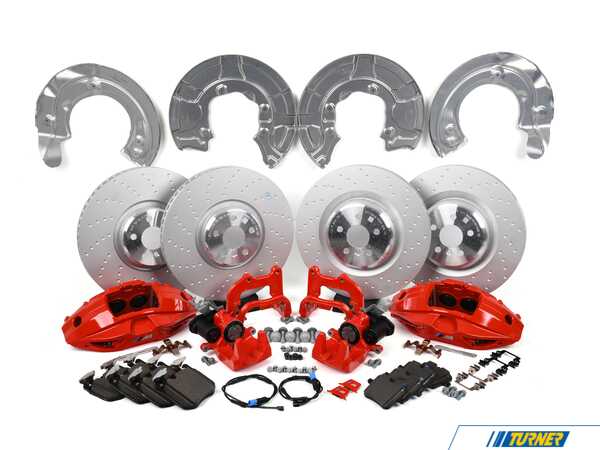 Genuine BMW Genuine BMW M Performance Brake Retrofit Kit - Red Calipers - G05 X5, G06 X6 34112458883