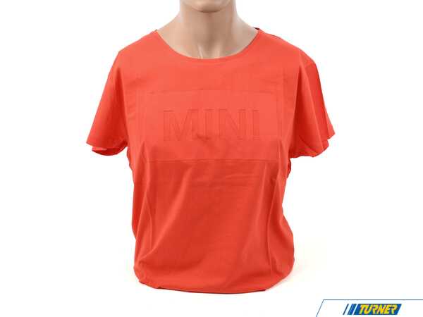 Genuine MINI MINI T-Shirt Women's Jersey Coral - XL 80142454908