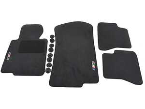 Genuine BMW Floor Mats M3 Convertible Anthracite/Black - 82110136311 - E46 M3