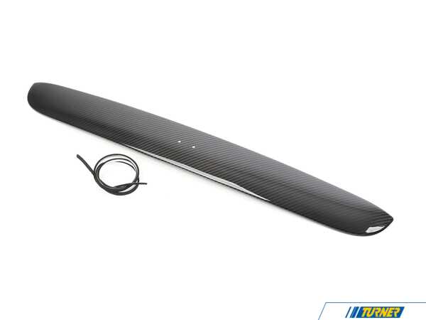 Genuine MINI Trunk Lid Grip - Carbon Fiber Traditional Weave  51132470333