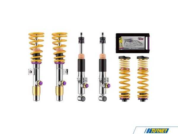 KW Suspension KW  Coilover Kit V4 - 2022+ BMW M3 (G80) Sedan/ M4 (G82) Coupe AWD 3A7200EQ