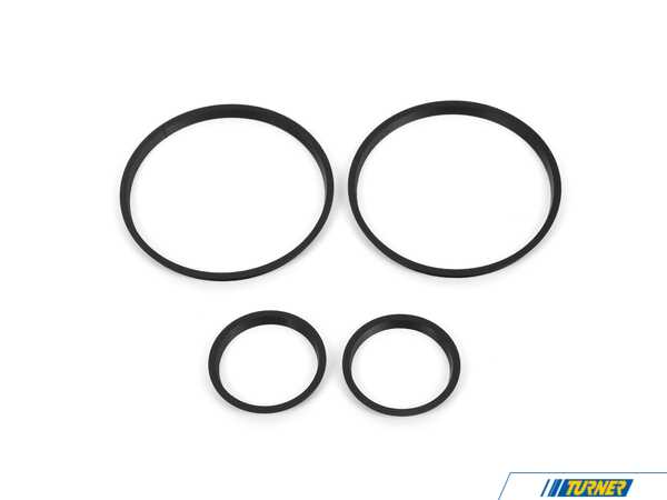 Race German Race German E30 Gauge Cluster Rings - VDO RGE30GCR-VDO