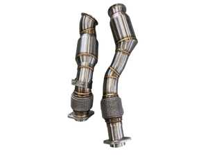 Active Autowerke BMW S58 F97/F98 X3M/X4M Downpipes W Aflow CATs