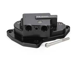 Mosselman S55 Billet Oil Thermostat - Black - BMW F8X S55 3.0L