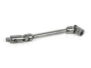 1/4" Dual Swivel Extension, 6" Long With Locking Square Drive