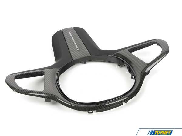 Genuine BMW M Performance BMW M Performance Steering Wheel Cover in Leather and Carbon Fiber High-Gloss - (NO LONGER AVAILABLE) 32302471438