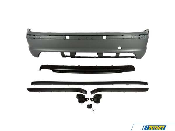 Suvneer Suvneer MTech Rear Bumper - OE Style Replacement - BMW E46 3 E464DMTRR